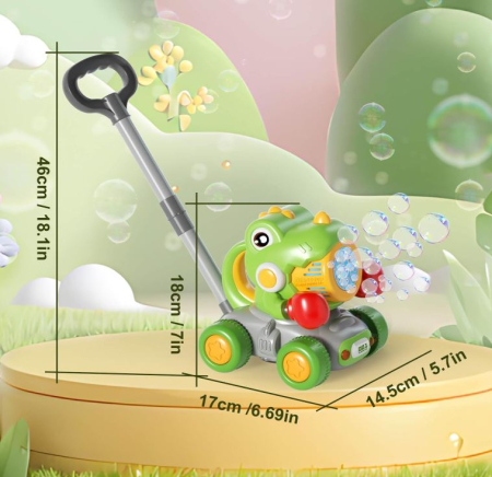 Jucărie dinozaur cu generator de bule și efecte luminoase [5]