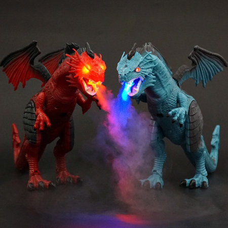 Dragon cu Telecomanda interactiv, LED, Efect vapori apa rece, 3 Ani+ [1]