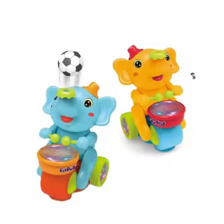 Jucarii educative - Elefantul Tobosar Magic – Jucarie Electrica cu Muzica si Miscare pentru Copii 1–4 Ani
