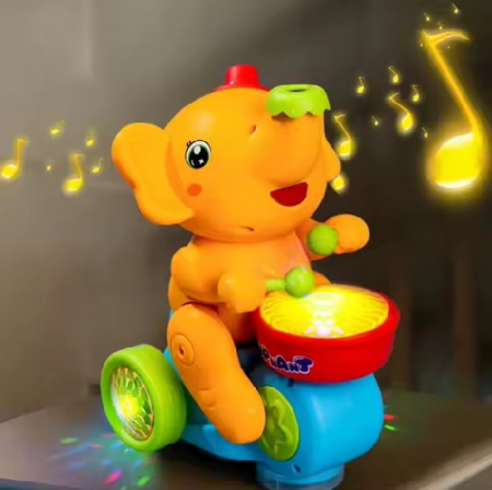 Elefantul Tobosar Magic – Jucarie Electrica cu Muzica si Miscare pentru Copii 1–4 Ani [4]