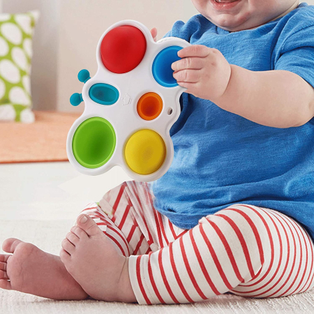 Fluturaș senzorial Pop It pentru motricitate bebe [1]