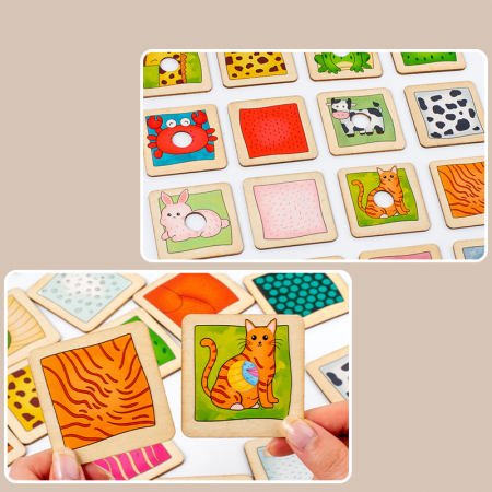Joc asociere umbre – Animale din lemn | ZukiToys.ro [3]