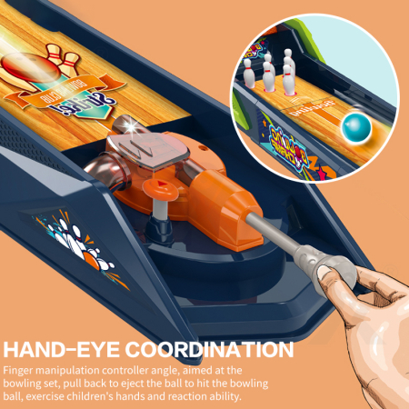 Joc Bowling Electronic cu Afisaj LCD, Efecte Sonore si Luminoase 3+ [3]
