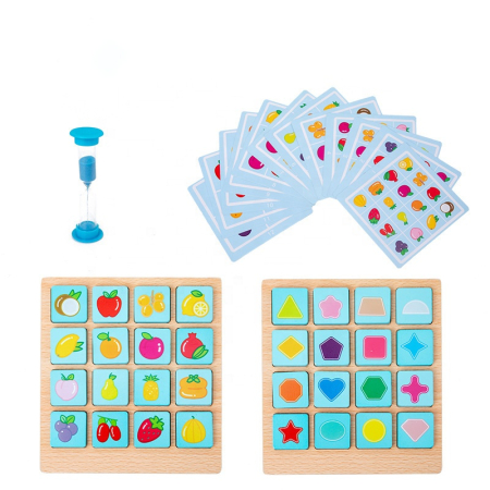 Joc de memorie Montessori cu cartonașe – Joc educativ pentru dezvoltarea atenției și logicii [2]
