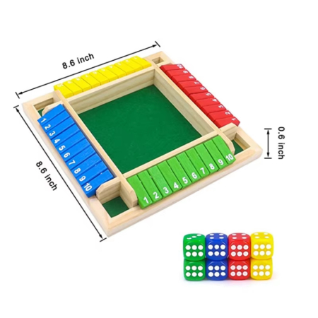 Joc de societate din lemn – Shut the Box [2]