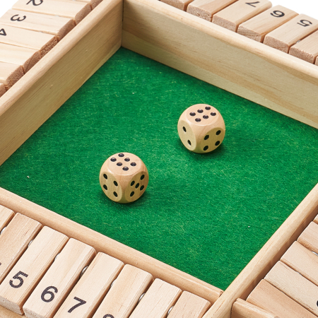 Joc de societate din lemn – Shut the Box - lemn natural [2]
