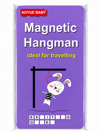 4–6 ani - Joc magnetic ,, Spânzurătoarea " în cutie metalică pentru călătorii