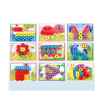 Joc educativ asociere puzzle si numaratoare|ZukiToys.ro [3]