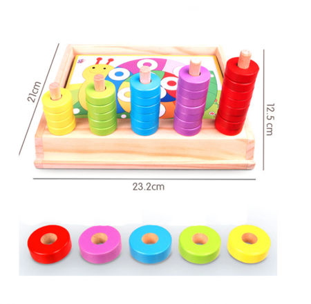 Joc educativ asociere puzzle si numaratoare|ZukiToys.ro [4]