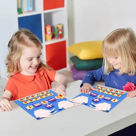 Joc educativ de numărat pe degete, 20 piese, adunare și scădere [3]