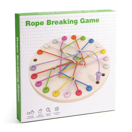 Puzzle & Jocuri de Logica - Joc educativ de strategie – provocare de dezlegare a frânghiilor