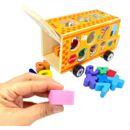 Joc educativ Învăța numerele – camion sortator 3 ani+ [1]