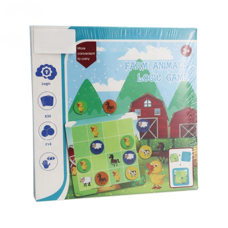 Cadouri dupa Buget - Joc educativ pentru copii multicolor - animale de la ferma