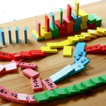Joc lemn Matematica Domino Operațiuni aritmetice|ZukiToys.ro [5]