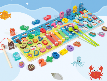 Joc logaritmic 5-în-1 cu xalifon – Activitati educative | ZukiToys.ro [2]