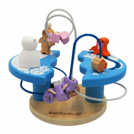 Labirint Montessori cu bile – joc motricitate 1 an+ [1]