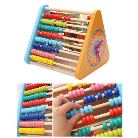 Joc Montessori Logarithm 5 în 1 – animale, numere și forme geometrice [2]