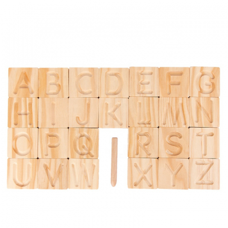 Joc Montessori Scriere Alfabet si Recunoastere Litere 3+ [1]