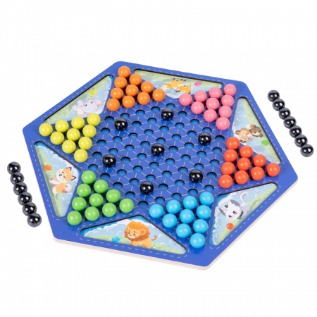 Jucarii educative - Joc sah si dame magnetic 2 in 1 pentru copii si adulti