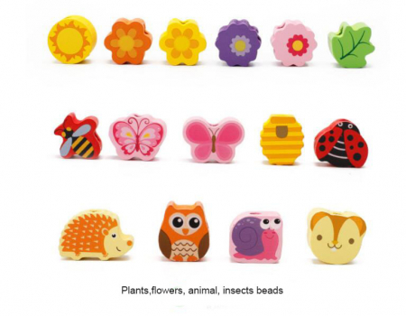 Joc snuruit copac cu fructe din lemn – 102 piese | ZukiToys.ro [3]