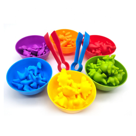 Joc Sortare Culori, Clasificare si Numărat – Dinozaurii (48 piese) [3]