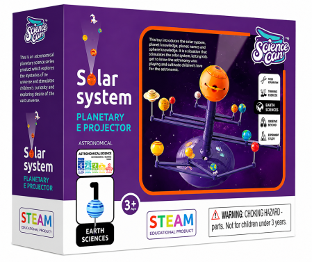 Joc STEM Sistemul Solar cu proiector interactiv și planete luminoase [5]
