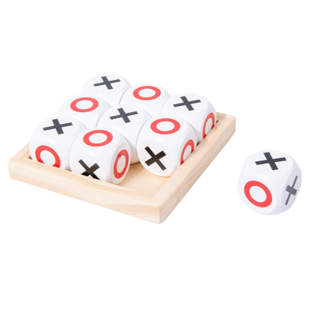4–6 ani - Joc X și 0 din Lemn Tic Tac Toe, Joc de Societate | ZukiToys