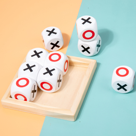 Joc X și 0 din Lemn Tic Tac Toe, Joc de Societate | ZukiToys [2]