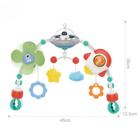 Jucărie bebeluși Play Arch Huanger pentru pătuț sau cărucior - Nava Spatiala [2]
