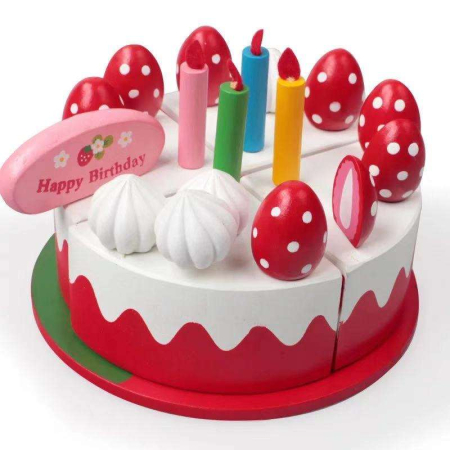 Jucărie copii – set ceai și tort aniversar din lemn [1]