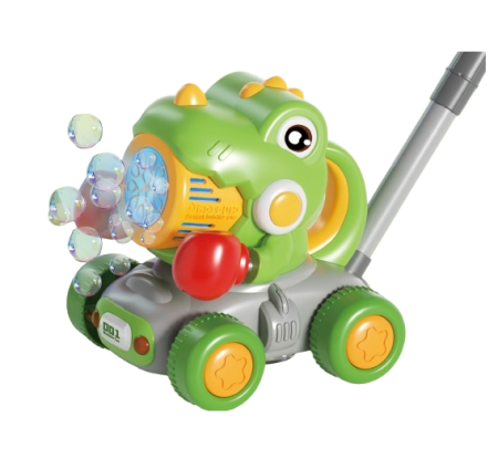 Jucarii Interactive & Sensoriale - Jucărie dinozaur cu generator de bule și efecte luminoase