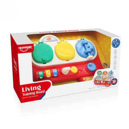 Jucărie educativă interactivă pentru copii – panou activități dezvoltare timpurie 18+ [4]