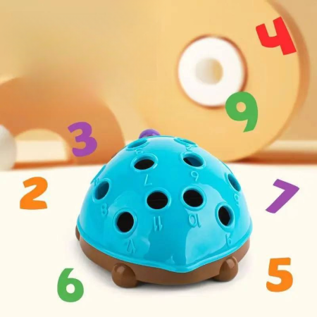 Jucarie arici motricitate tepi colorati Montessori 18 luni+ [3]
