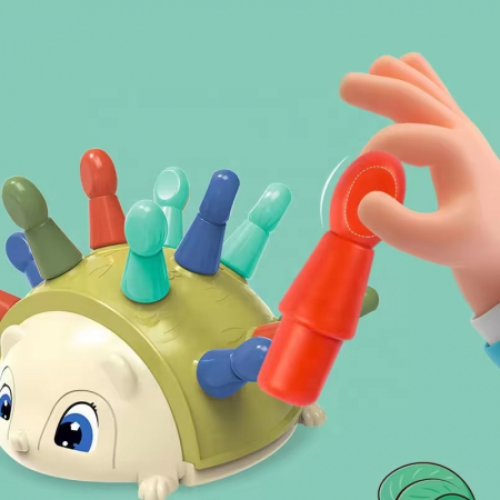 Jucarie arici motricitate tepi colorati Montessori 18 luni+ [2]
