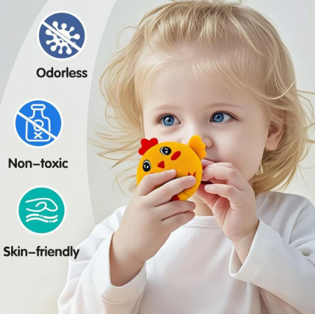 Jucărie senzorială Montessori tip hambar surpriză cu animale de fermă [2]