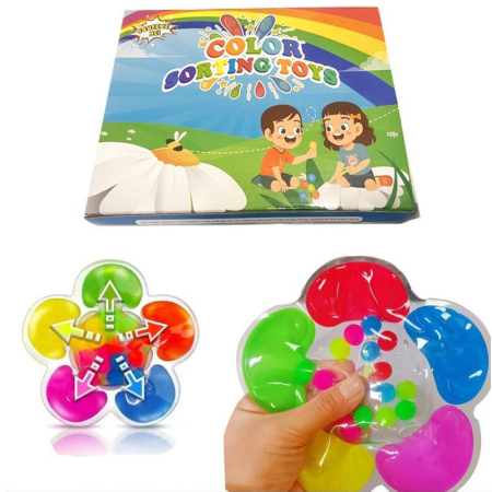 Toate Jucariile pentru Copii - Jucărie senzorială pentru copii cu sortare culori și dezvoltare abilități