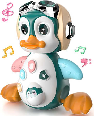 Pinguin dansator cu lumini şi muzică [1]