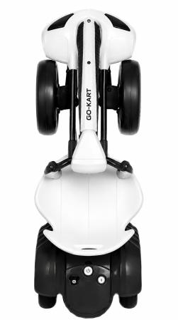 Kart electric pliabil cu telecomandă, muzică și lumini LED – Alb, Motor 6V [2]