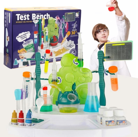 Laborator de chimie pentru copii – kit STEM cu experimente și accesorii interactive [1]