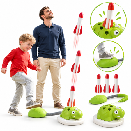 Lansator interactiv cu dinozauri pentru copii, telecomandă și muzică, 3 ani+ [2]