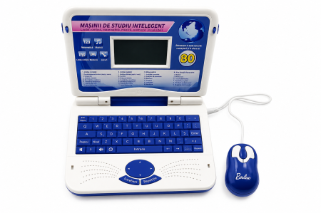 Laptop educativ interactiv copii 80 activități bilingve albastru [2]