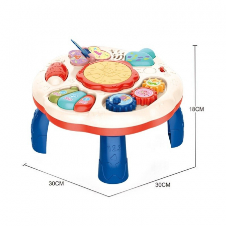 Masă Montessori muzicală 2-în-1 – activități sonore și creative 18 luni+ [3]