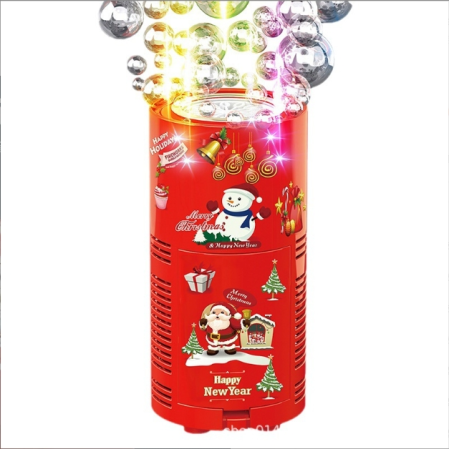 Jucarii interactive - Mașină de făcut baloane de sapun cu stickere de Craciun