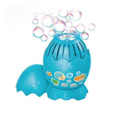 Mașină electrică pentru baloane de săpun tip ou de dinozaur albastru [2]