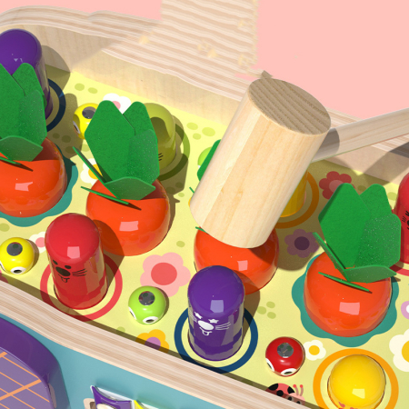 Mașinuță din lemn cu activități – Elefănțelul 8 în 1 [3]