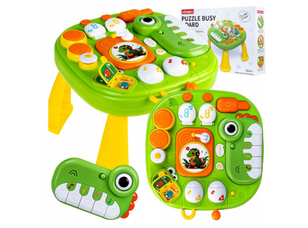 Jucarii pentru Bebe (0–2 ani) - Măsuță educativă multifuncțională pentru bebeluși cu activități interactive, lumini și sunete