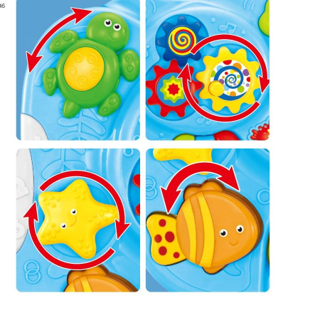 Măsuță Montessori 2‑în‑1 multi‑activități pentru bebeluși 18 luni+ [3]