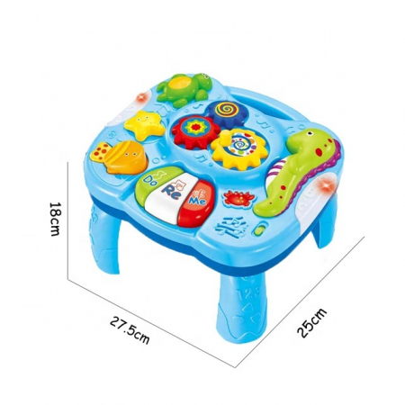 Măsuță Montessori 2‑în‑1 multi‑activități pentru bebeluși 18 luni+ [2]