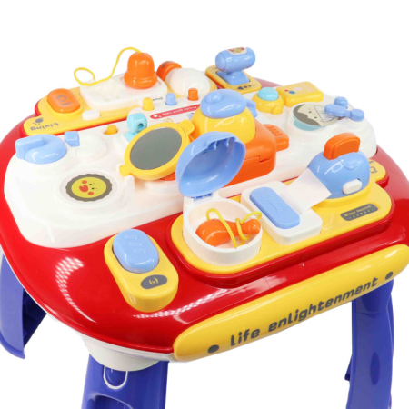 Măsuță pentru activități senzoriale bebeluși cu lumini și sunete [3]