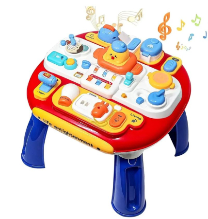 Măsuță pentru activități senzoriale bebeluși cu lumini și sunete [1]